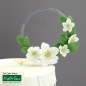 Preview: Cake Topper - Small Acrylic Twisted Flower Hoop